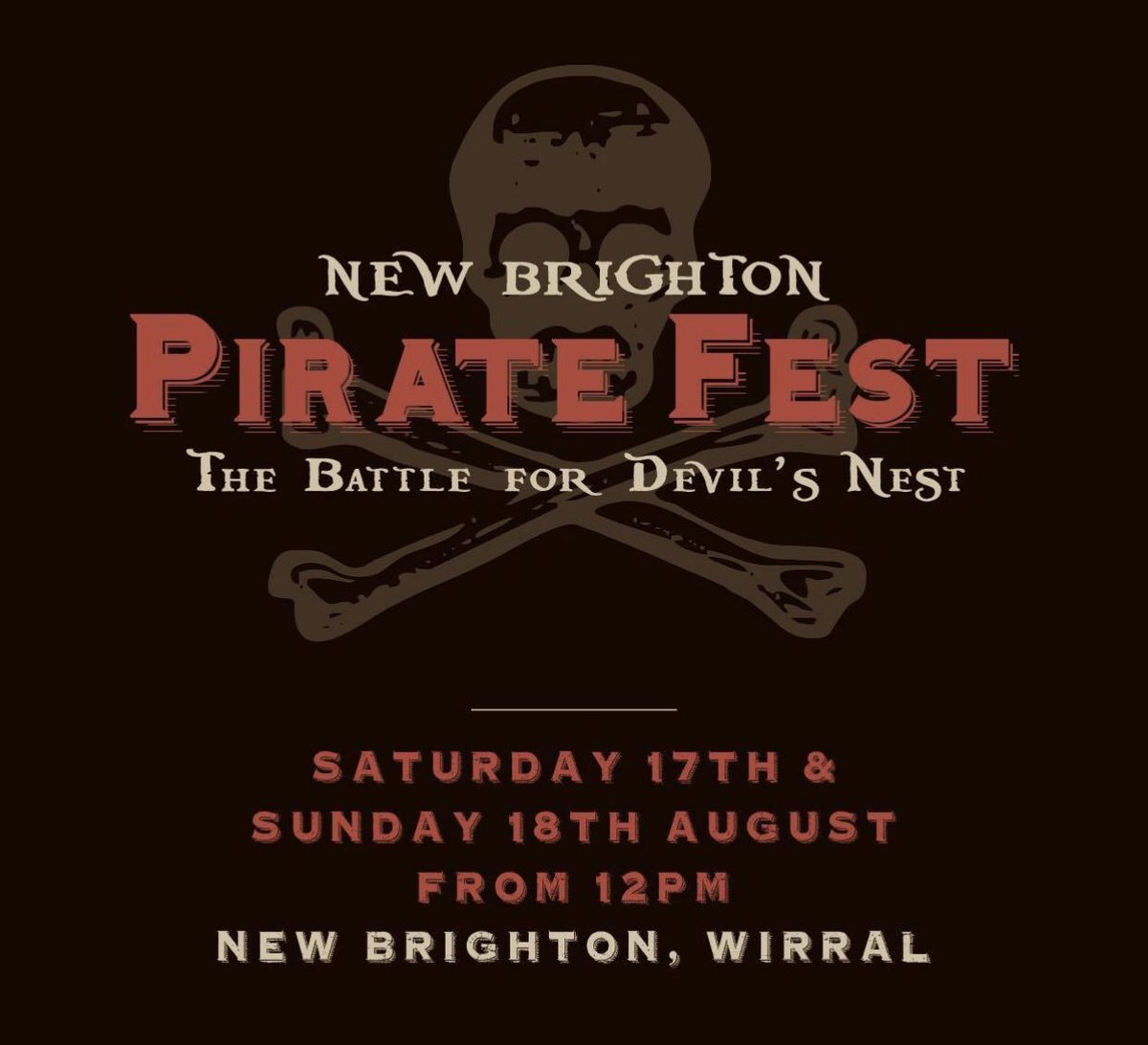 cakeclubdoes's tweet photo. Reason 1of 4 why you NEED to be in Liverpool this weekend
@imaginewirral
New Brighton Promenade this weekend, there will be pirates, cutlasses, battles, live music and real life pirate ships! #piratefest #minicakeclub #CakeClubDoes #WhatsOnLiverpool
https://t.co/IEd6LWM6vr https://t.co/h3ScSz2PiP