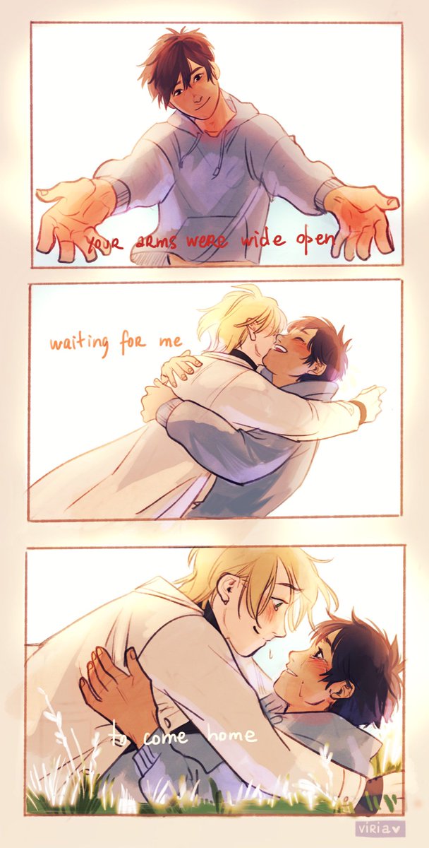 If I run to you, will you hold me in your arms forevermore?

#ashlynx #okumuraeiji #asheiji #bananafish 