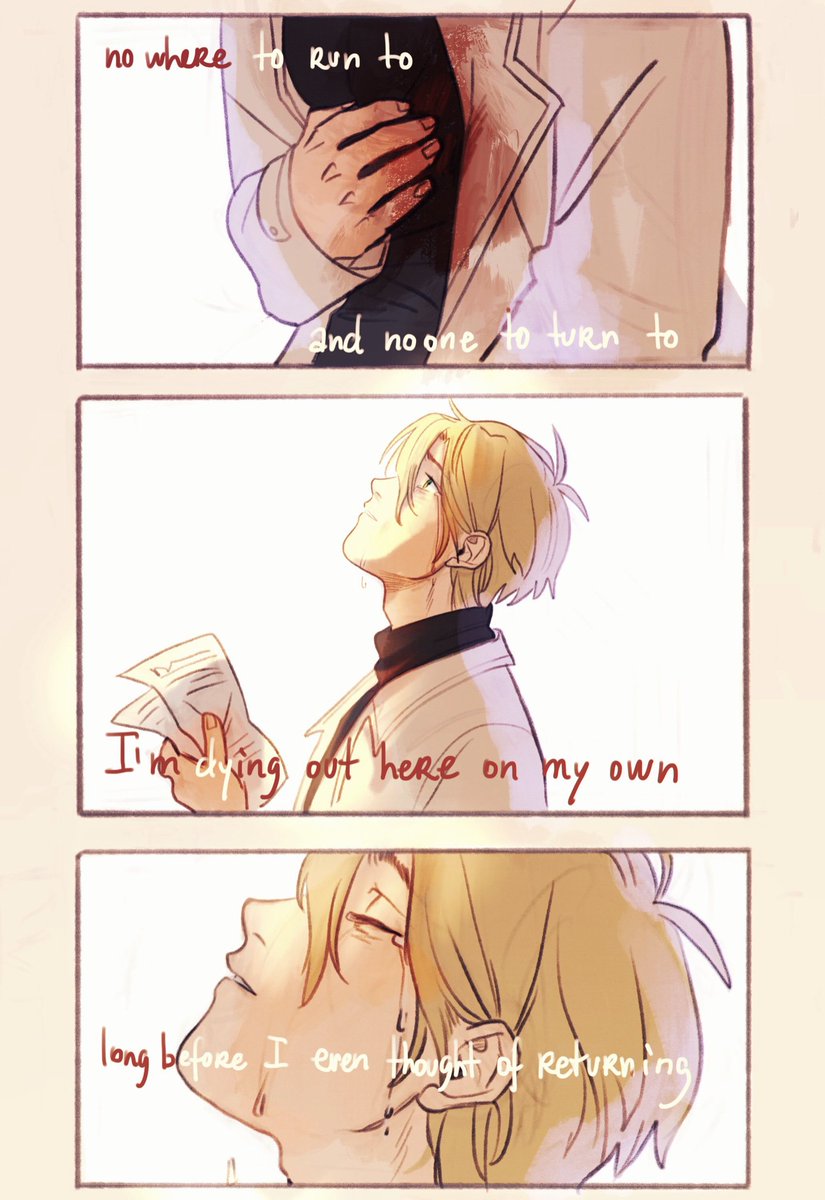 If I run to you, will you hold me in your arms forevermore?

#ashlynx #okumuraeiji #asheiji #bananafish 
