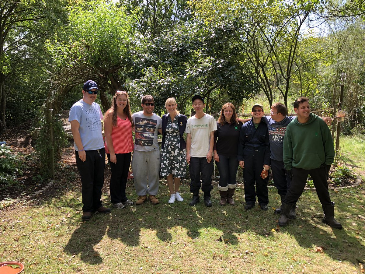HertsSheriff's tweet photo. Happy to see positive social involvement and creative occupation in gardening, growing fruit and vegetables and woodwork @Earthworks_ #integration #inclusion #strongercommunities https://t.co/N2L4XE0Iwr
