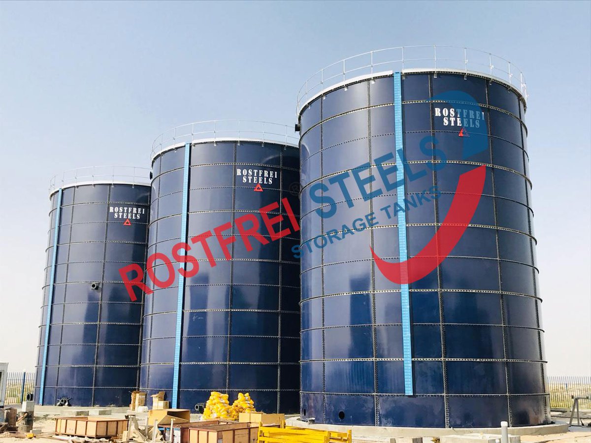 SteelRostfrei's tweet photo. 3 number of #GFSTank installed Capacity 1028.2 cubic metre
Location: #SaudiArabia
Click to know more๐
๐ https://t.co/EjiY2tYBam
โ๏ธ +91 11 46611000
๐ง gkalra@rostfreisteels.com
#RostfreiSteels #Rostfrei #LiquidStorageTank #GlassFusedSteelTank #GLSTank https://t.co/AogrlwLBxJ