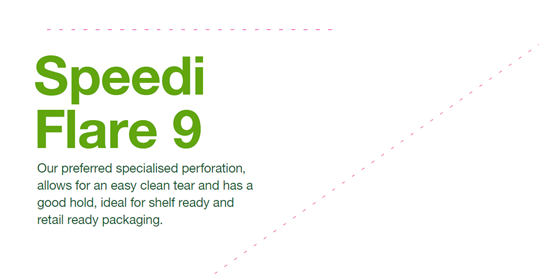 At <a href="/casestwentyfour/">Cases24</a> we offer a range of perforation styles to meet individual requirements. Ideal for a clean, easy to open/ easy tear pack.