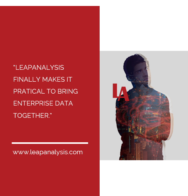 “LeapAnalysis finally makes it practical to bring enterprise data together.” Learn more and schedule a demo. buff.ly/33kaBvs #Virtualization #Federation #Informationintegration