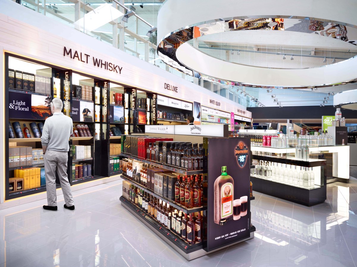 Aalborg airport vividly demonstrates the potential for smaller, but still highly ambitious airports, to offer a stunning retail experience that helps drive their commercial revenue. #dutyfree #retailexperience #airport