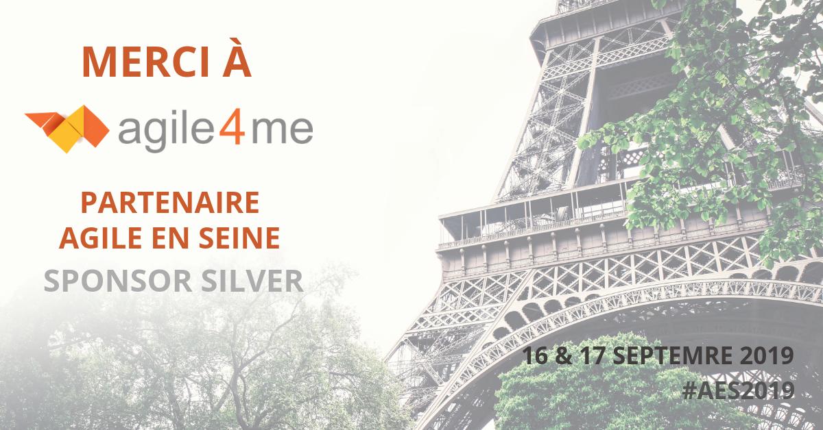 Un grand merci à Agile4Me pour leur confiance et leur soutien à la conférence #AES2019 ! Nous sommes ravis de les compter parmi nos partenaires SILVER 🎯

Retrouvez nos partenaires les 16 et 17 septembre et découvrez le programme #AgileEnSeine ➡️ ow.ly/9ADa50uSHJm