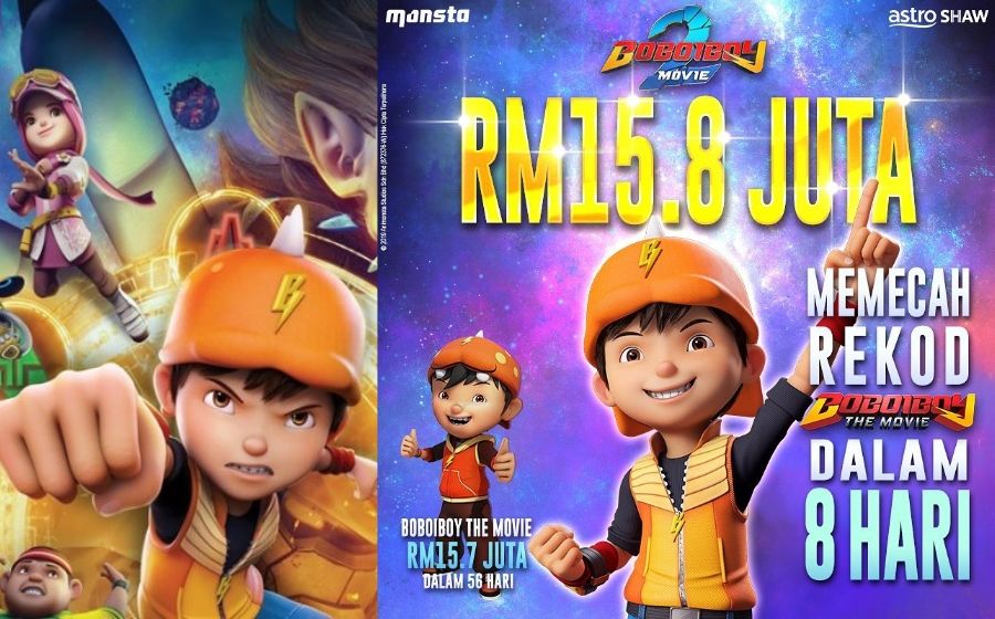 501Awani's tweet photo. #AWANInews #AWANI745 [HIBURAN] BoBoiBoy Movie 2 sudah raih RM15.8 juta selepas lapan hari tayangan! https://t.co/RMCHm3Al7f https://t.co/V6psC20YGB