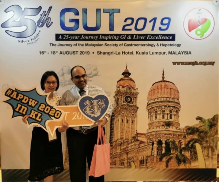 drsstan's tweet photo. Catching up with friends and colleagues at #GUT2019 https://t.co/qzo6Ru0GX6