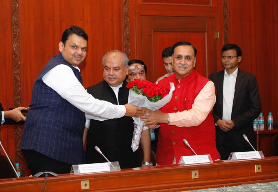 CMOGuj's tweet photo. Gujarat CM Shri @vijayrupanibjp attended second meeting of High Powered Committee of Chief Ministers for Transformation of Indian Agriculture constituted by @NITIAayog at Mumbai https://t.co/je3hci6Wyt