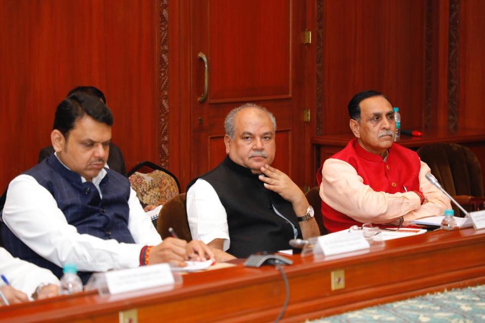 CMOGuj's tweet photo. Gujarat CM Shri @vijayrupanibjp attended second meeting of High Powered Committee of Chief Ministers for Transformation of Indian Agriculture constituted by @NITIAayog at Mumbai https://t.co/je3hci6Wyt