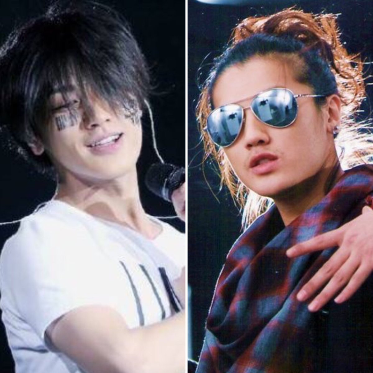 同一人物とは思えないギャップ #赤西仁 #どっちも好き #サングラスの下 