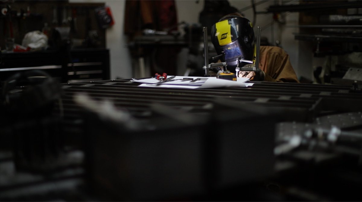 AFL_tweet's tweet photo. We are working on a new film documenting the making and craft of a new project. It celebrates the talented trades and fabricators. #making #welding #metalwork #architects @jailmake https://t.co/JZWxJZD5vp