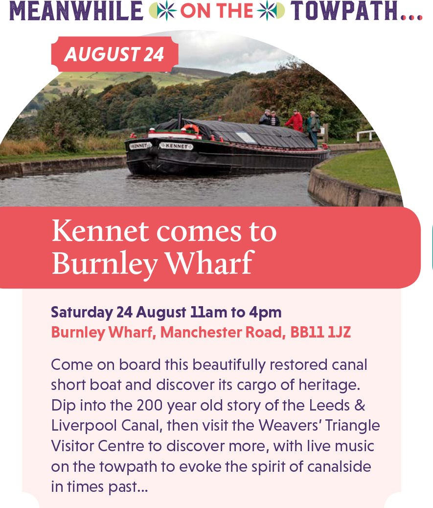 burnleyfest's tweet image. #MeanwhileOnTheTowpath @teamMPA @Superslowway #BrilliantBurnley #Kennet #LeedsandLiverpoolCanal #HeritageBoats #WeaversTriangle #FREE #FamilyFun #Music