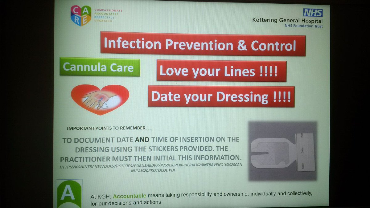 KGH_IPCT's tweet photo. 😍 your lines! Remembering BEST practice, keep our patients safe #TeamKGH https://t.co/n8IGbyQKmq