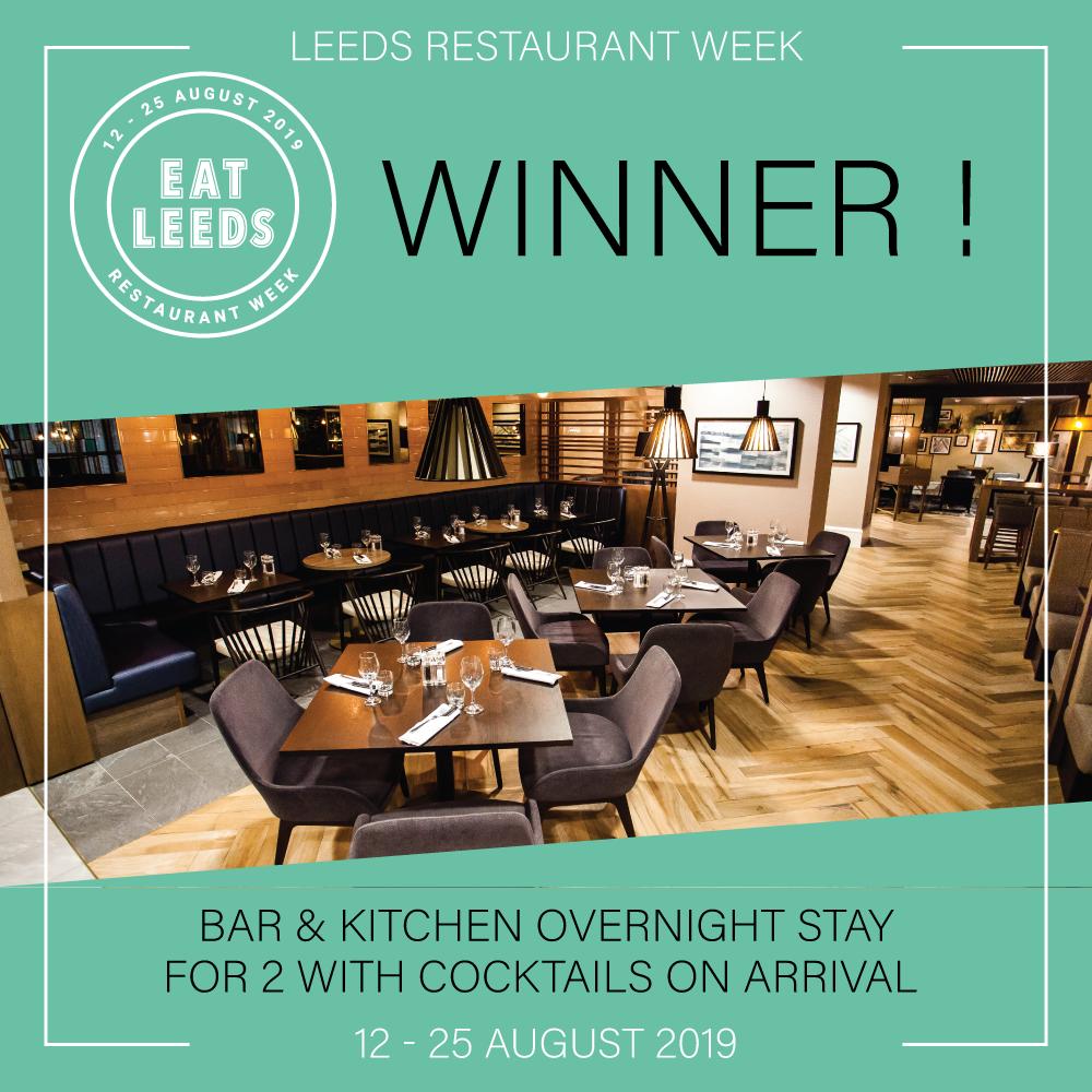 eat_leeds's tweet photo. Congratulations to Michelle Stewart on winning the luxury overnight stay for two at @CrownePlazaLDS including cocktail on arrival 🍸

#LeedsRestaurantWeek https://t.co/jdhaMoZcCy