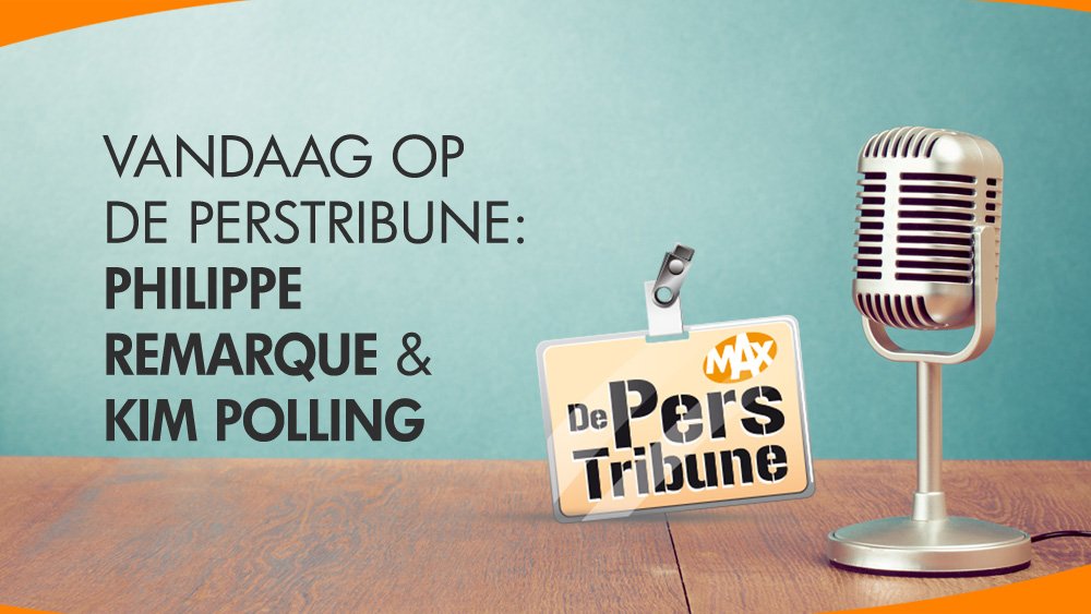 Omroep MAX (@omroepmax) on Twitter photo 🎙️ Vandaag op <a href="/DePerstribune/">De Perstribune</a> bij <a href="/CarrieTenNapel/">Carrie ten Napel</a> & <a href="/ReijntjesMarg/">Margreet Reijntjes</a>: <a href="/volkskrant/">de Volkskrant</a>-hoofdredacteur <a href="/PhRemarque/">Philippe Remarque</a>. Per september wordt hij 'directeur journalistiek' bij @persgroep_nl. En judoka <a href="/kimpolling/">Kim Polling</a> vertelt over haar comeback. Luister tussen 12.00 en 14.00 uur naar <a href="/NPORadio1/">NPO Radio 1</a>. 🎙️ Vandaag op <a href="/DePerstribune/">De Perstribune</a> bij <a href="/CarrieTenNapel/">Carrie ten Napel</a> & <a href="/ReijntjesMarg/">Margreet Reijntjes</a>: <a href="/volkskrant/">de Volkskrant</a>-hoofdredacteur <a href="/PhRemarque/">Philippe Remarque</a>. Per september wordt hij 'directeur journalistiek' bij @persgroep_nl. En judoka <a href="/kimpolling/">Kim Polling</a> vertelt over haar comeback. Luister tussen 12.00 en 14.00 uur naar <a href="/NPORadio1/">NPO Radio 1</a>.