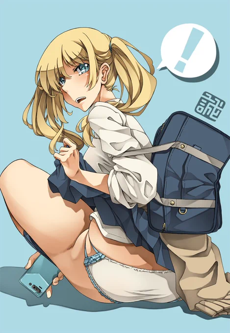 金髪ツインぱんつ 