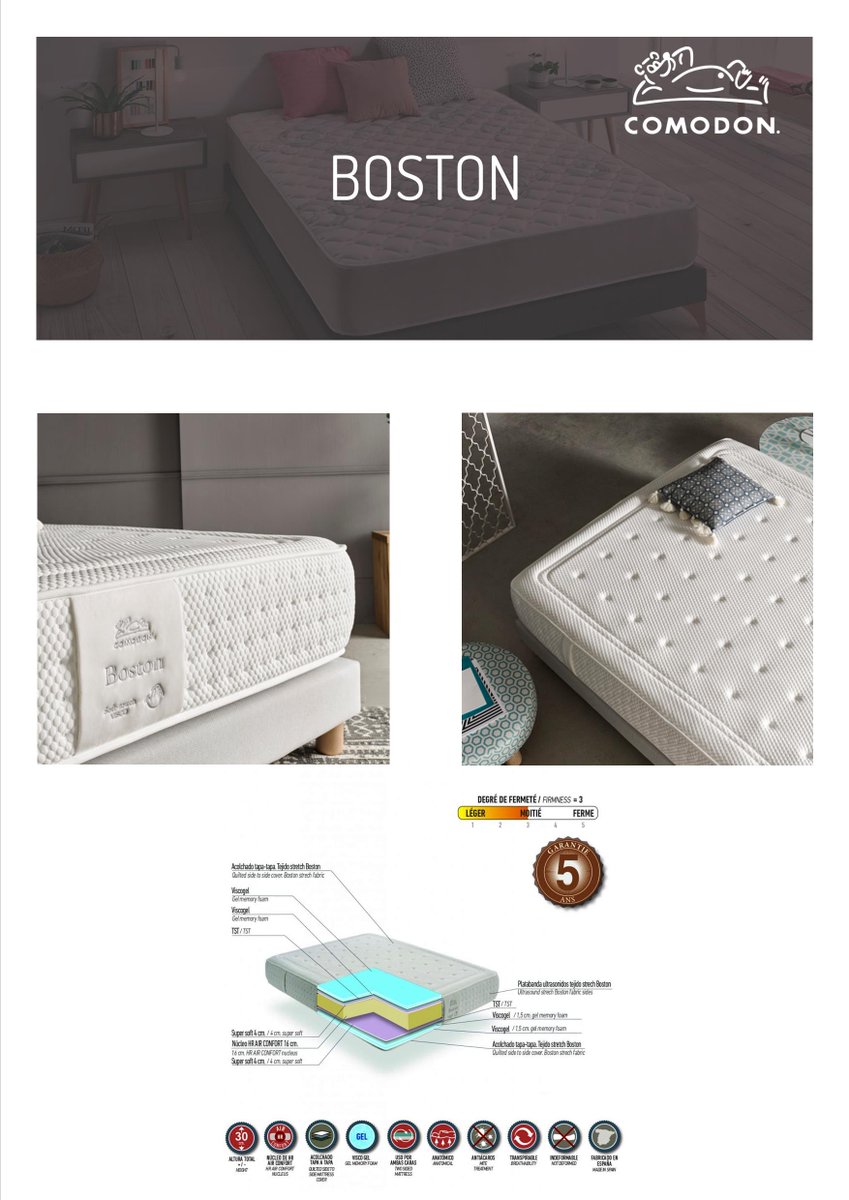MueblesGimenez's tweet photo. Buenos días¡¡¡

Tenemos novedades
Ha llegado a la tienda BOSTON.
El nuevo colchón de la firma COMODÓN que distribuimos en exclusiva en Plasencia
Un colchón con una presencia increíble, materiales naturales y un confort extraordinario.
Ven a probarlo y a conocer su precio https://t.co/l2GTFD7wq1