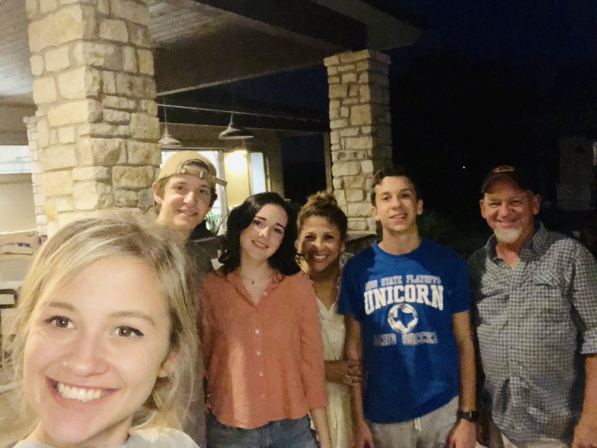 For one night only... all my babies under one roof the eve we take Brenner to A&amp;M. One happy Momma💙 #kriley5 forever