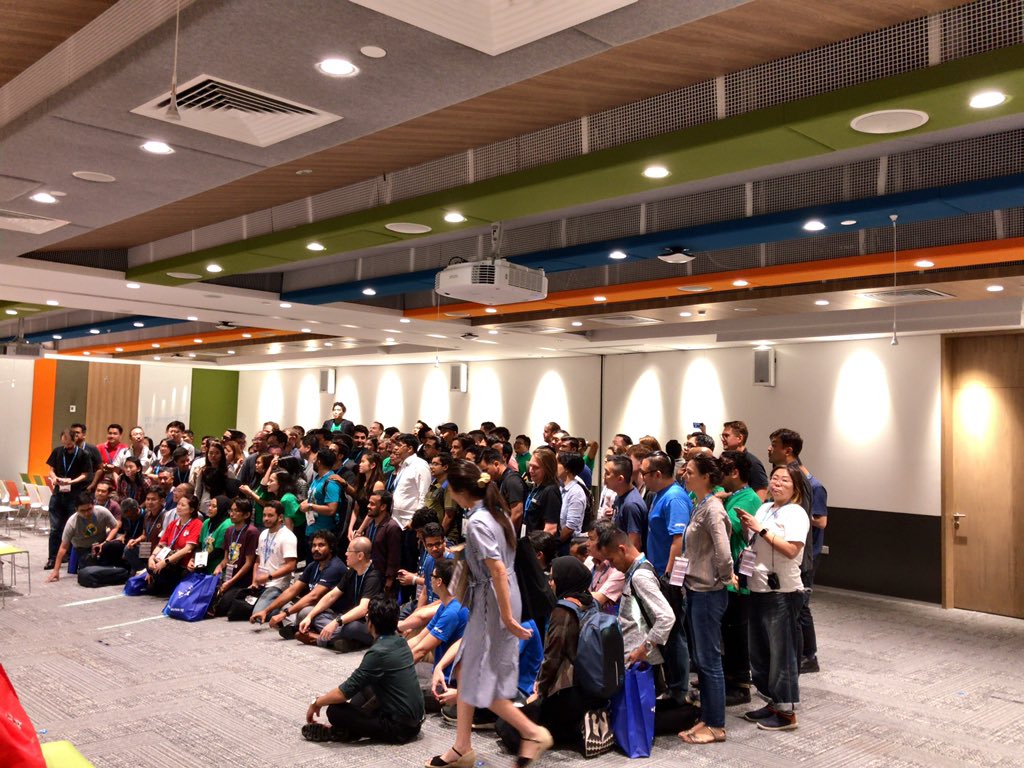 GetShifter's tweet photo. It’s the beautiful moment of WordPress community Thanks again @wordcampsg team! #WordCampSG #WCSG #Getshifter #JP_Getshifter https://t.co/gW1u0xRwtA