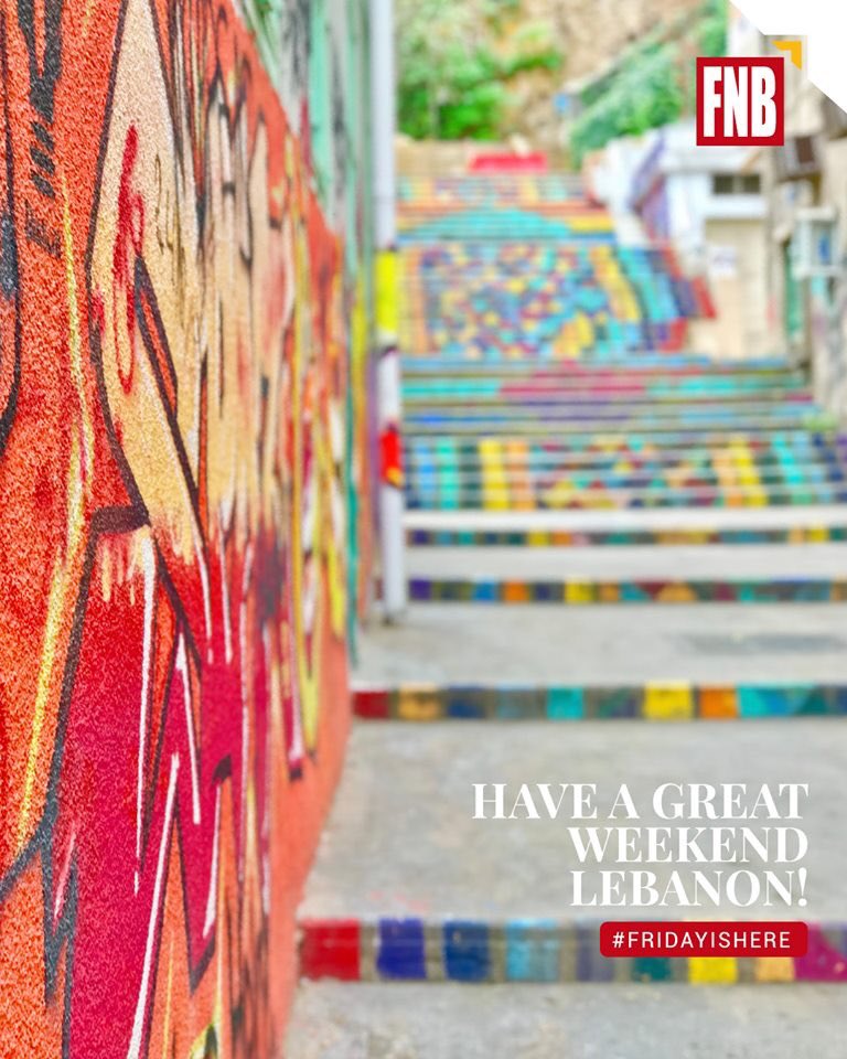 FNBLebanon's tweet photo. Where’s the sunny weekend taking you?
#FNBLebanon https://t.co/2ncaSNfdbW