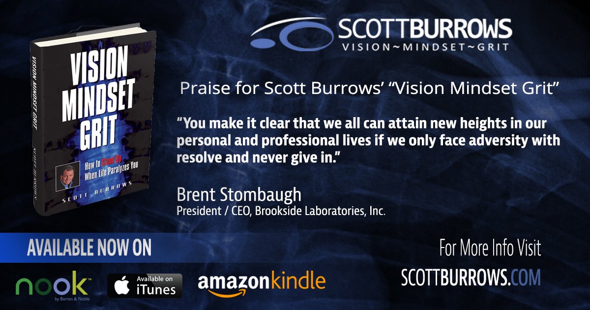ScottVMG's tweet photo. Let me  speak with your organization about the concepts of Vision Mindset Grit and how by putting these into action can help you both personally and professionally achieve things you may have thought impossible.  Reach out to me.
#VisionMindsetGrit
#KeynoteMotivationalSpeaker https://t.co/LnlzaxAvyj