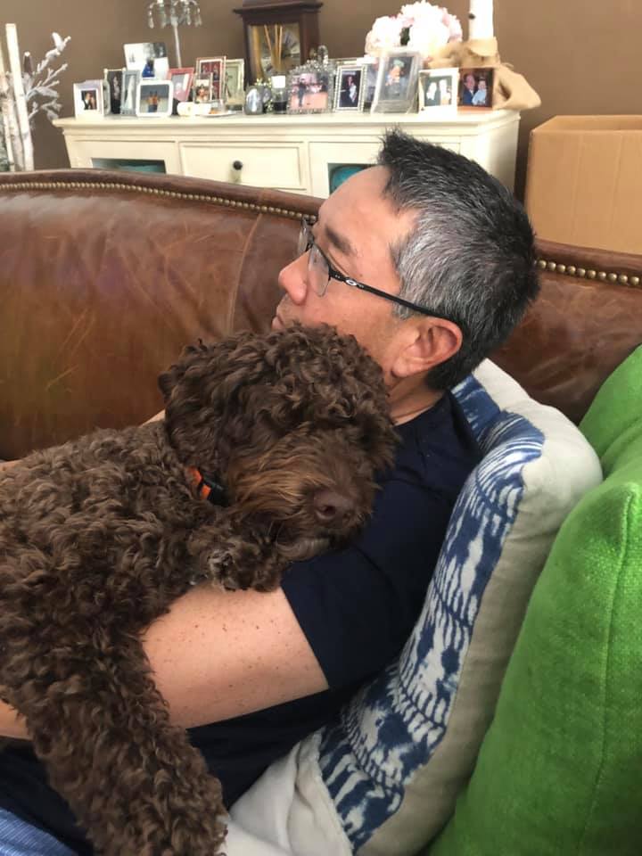 picture of dr su and his dog duke