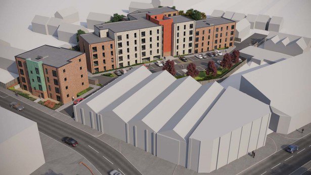 KingspanIP_UK's tweet photo. #KingspanSBS presents the new #Kingbuild-structure at Yeovil Keyworker Accommodation project from @SpellerMetcalfe. This two-building complex will comprise of 176 bedrooms for hospital staff and students. For further information please visit https://t.co/mBZ4PSdcqb https://t.co/DzQR5rQYBa