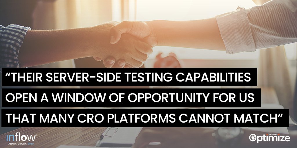 WTOptimize's tweet photo. We’re excited to announce our partnership with @goinflow - an award-winning eCommerce digital marketing agency based in Colorado, who specialise in Conversion Rate Optimisation, SEO &amp; PPC https://t.co/DYh3A2sZZP 
#abtesting #serversidetesting #personalisation https://t.co/aCV9iGJOE8