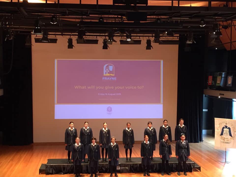 AloysiusNorth's tweet photo. Congratulations to our debating team that took out first place at the Frayne Festival today! 
Congratulations to our talented Year 12 student Amber, who came second in the public speaking competition. We are extremely proud of you girls. #staloysiuscollegenorthmelb https://t.co/3Q0hFgvQTV
