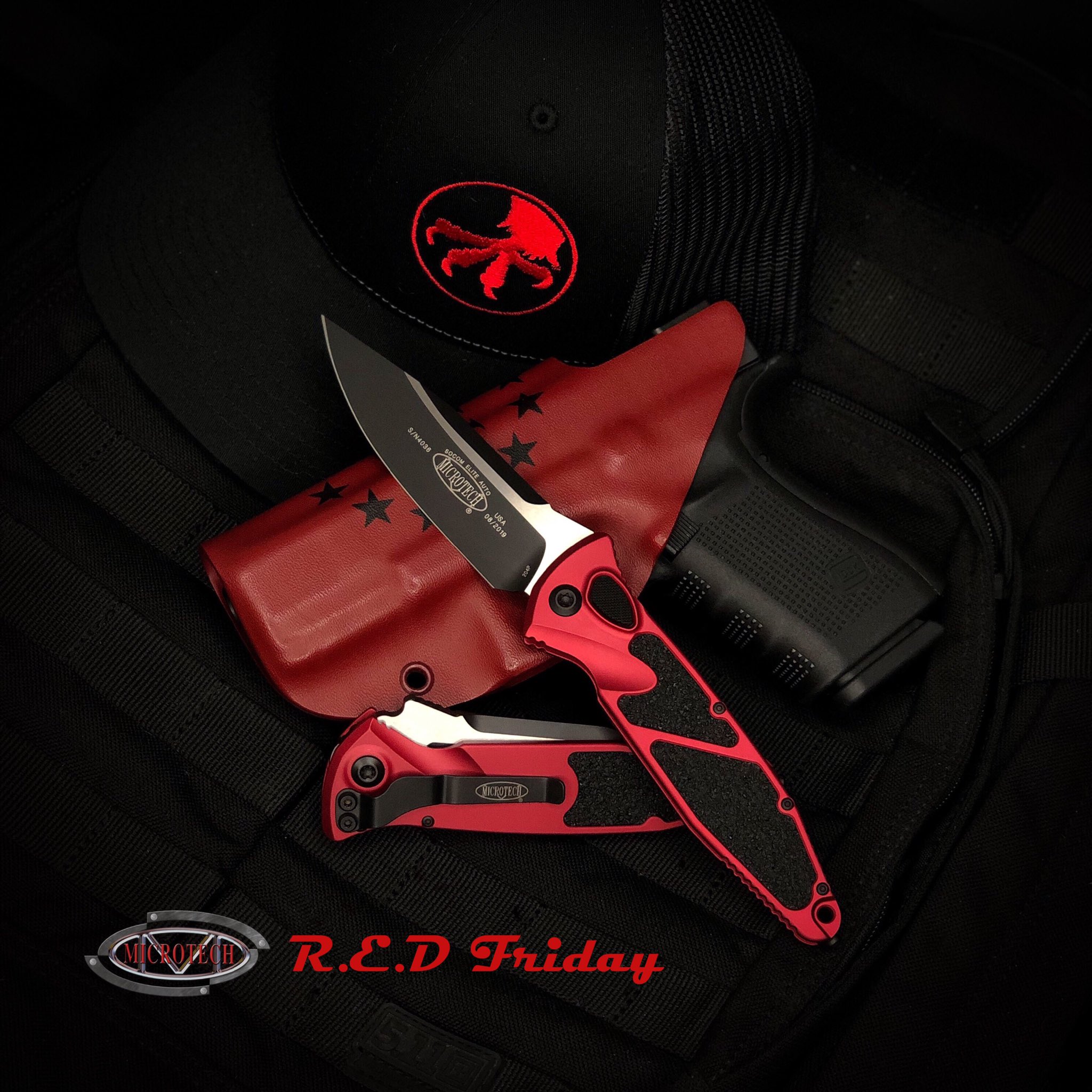 Microtech Knives on Twitter "It’s R.E.D Friday yall! ELITE AUTOS