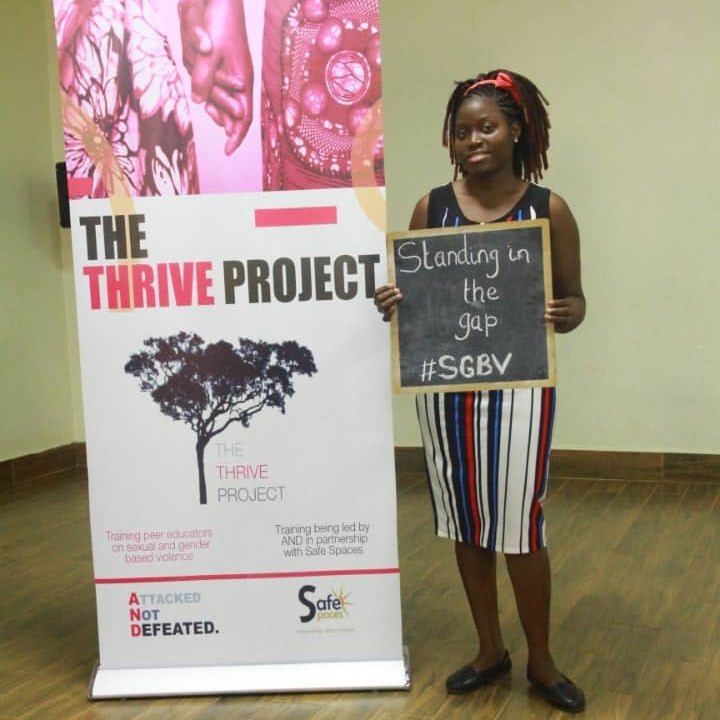 Safe_SpacesOrg's tweet photo. "Standing in the gap".
The Thrive Project!!! 
#EndSGBV
@Safe_SpacesOrg https://t.co/rXEHY7Rc3c
