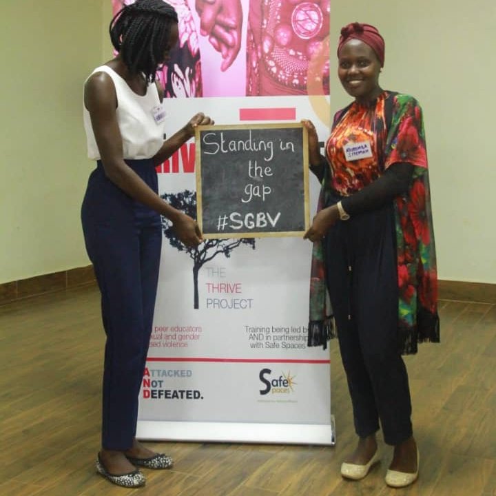 Safe_SpacesOrg's tweet photo. "Standing in the gap".
The Thrive Project!!! 
#EndSGBV
@Safe_SpacesOrg https://t.co/rXEHY7Rc3c
