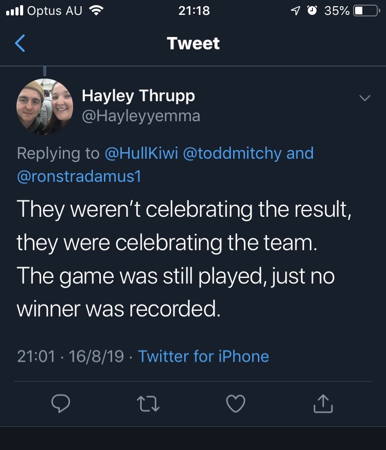 HullKiwi's tweet photo. Guess Storm fans don’t like being reminded about 2008 #fortynil https://t.co/5QOp71NY7B
