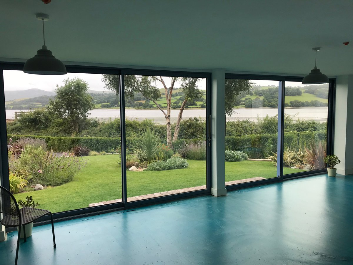 ArtisanWindows's tweet photo. Stunning views of River Conwy through the Artisan Aluminium Collection!
This lovely property in Glan Conwy has all windows and doors in RAL colour 5014.
#aluminium #recentinstall #windows #doors https://t.co/ixSt0V3rQl