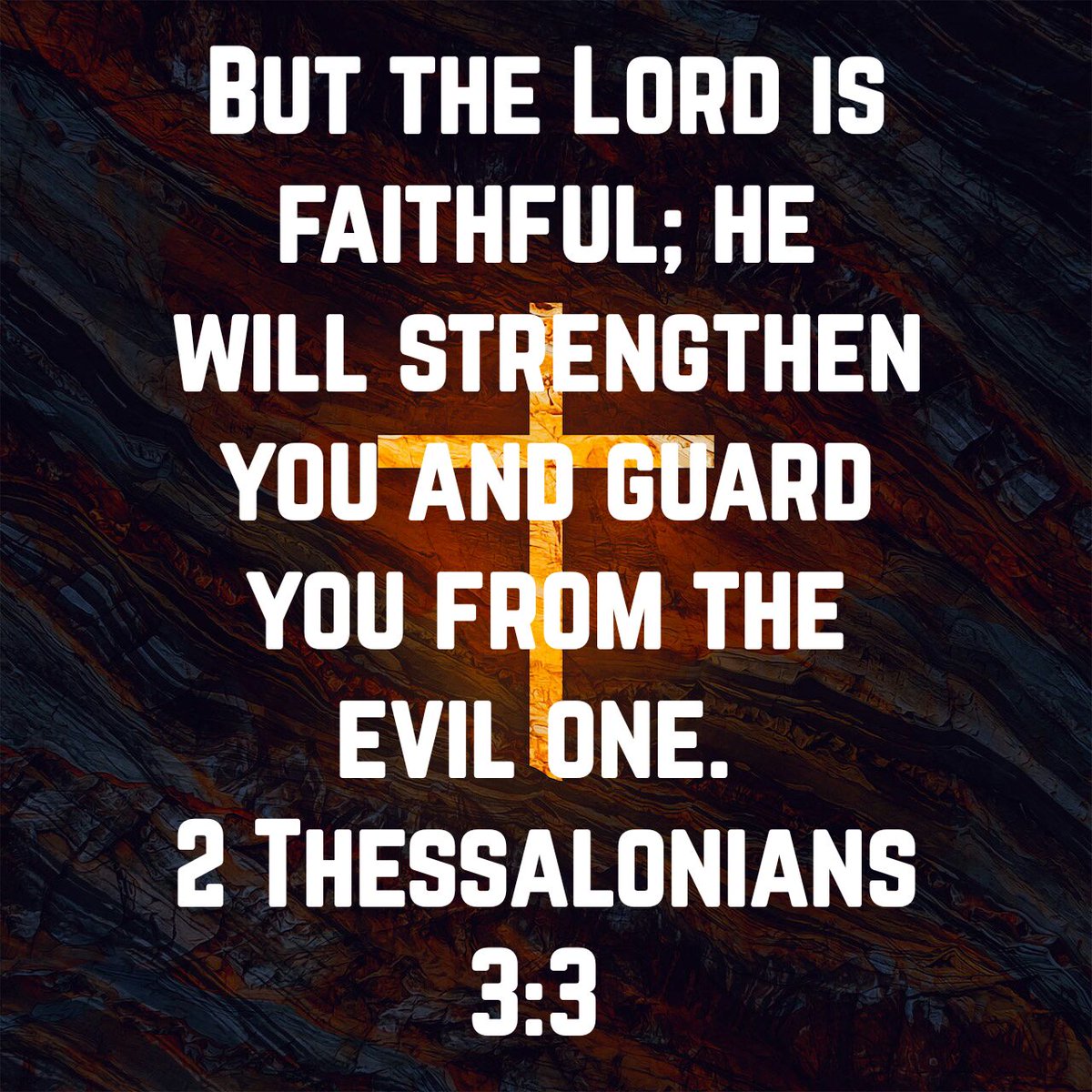Keith27358358's tweet photo. But the Lord is faithful; he will strengthen you and guard you from the evil one.
2 Thessalonians …
https://t.co/YqjVidRzmE https://t.co/GEFecfkLQu