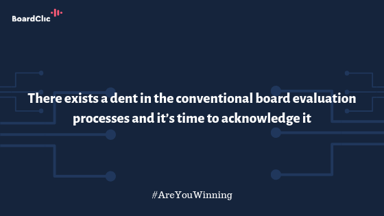 There exists a dent in the conventional board evaluation processes that most chairs don’t acknowledge, and this can lead to a severe downfall of the company.
Read more- bit.ly/2MhZcHn
#boardclic #boardassessment #topteamalignment #shareholdervalue #areyouwinning