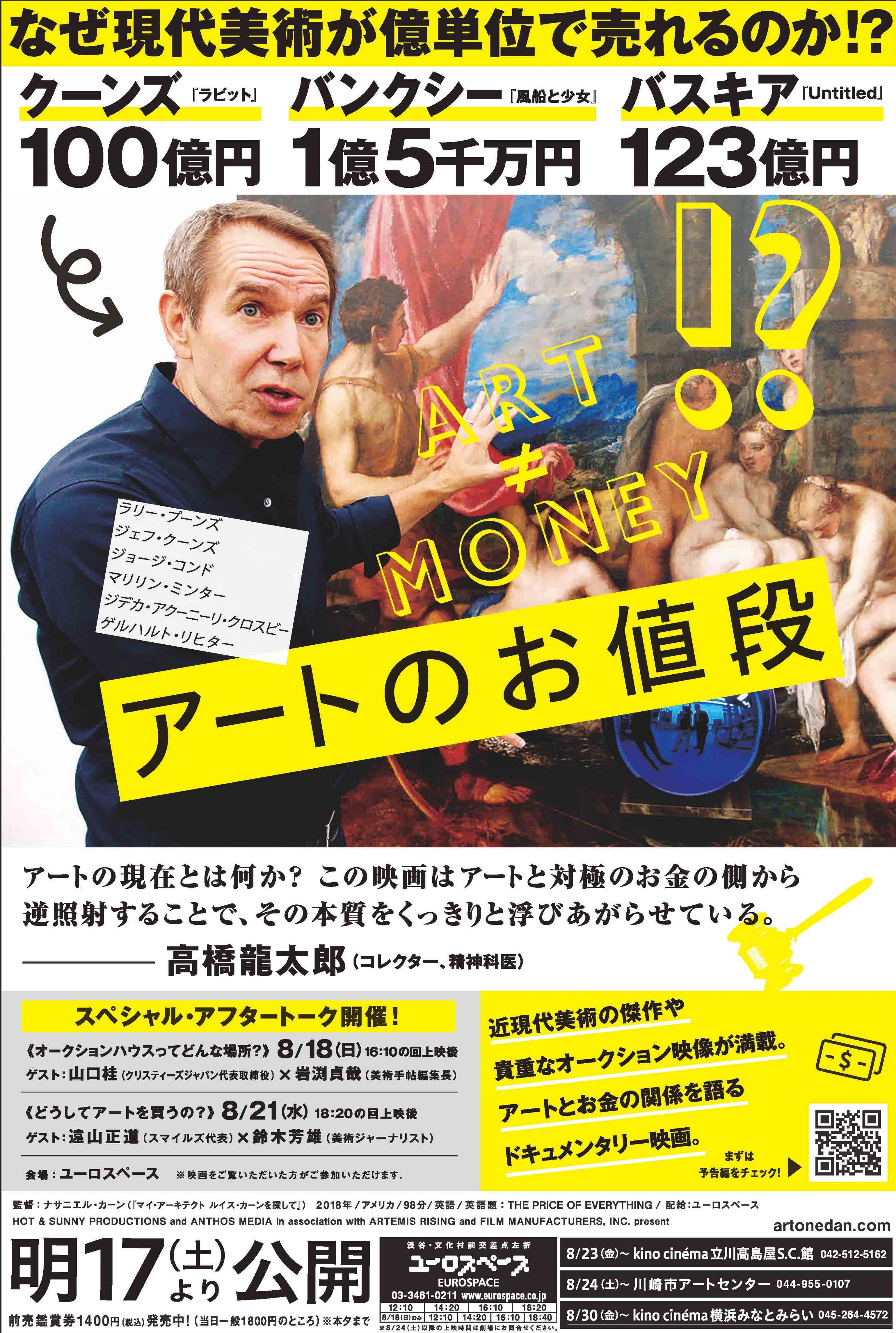 鈴木芳雄 映画 アートのお値段 T Co Karn3al62b いよいよ明日からユーロスペースで 美術作品の値段が独り歩きして 話題に なっちゃう風潮もあるけど アーティスト コレクター オークショニア ギャラリストなど様々な立場の人の話を綿密に