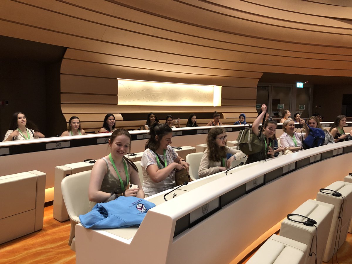 LboroHSPhysics's tweet photo. Touring the UN! #CERN2019 https://t.co/iASk616OcP