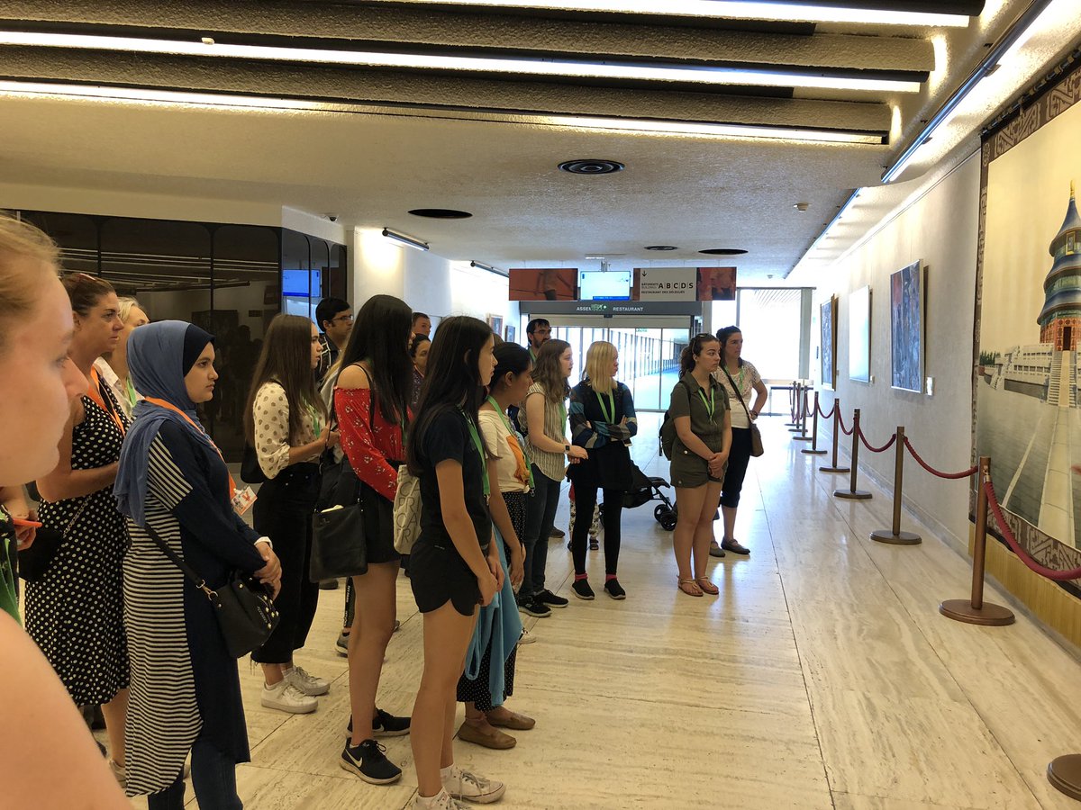 LboroHSPhysics's tweet photo. Touring the UN! #CERN2019 https://t.co/iASk616OcP