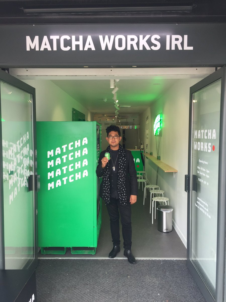 Matcha Japanese green tea goodness love the <a href="/matchaworkshq/">Matcha Works</a> popup <a href="/boxpark/">BOXPARK</a> <a href="/TimeOutLondon/">Time Out London</a>  🍵