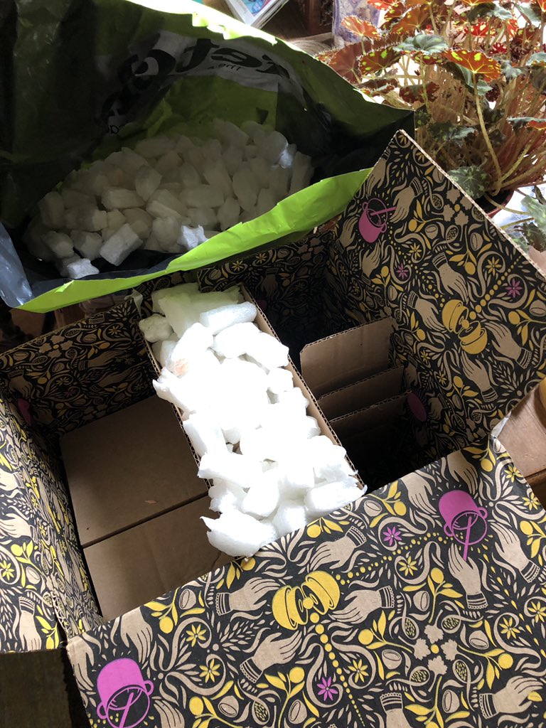 @LushLtd I just received my package of environmentally friendly packaging free shampoo and deodorant- please can you explain why my parcel seems to be protected using non environment friendly bits of foam?