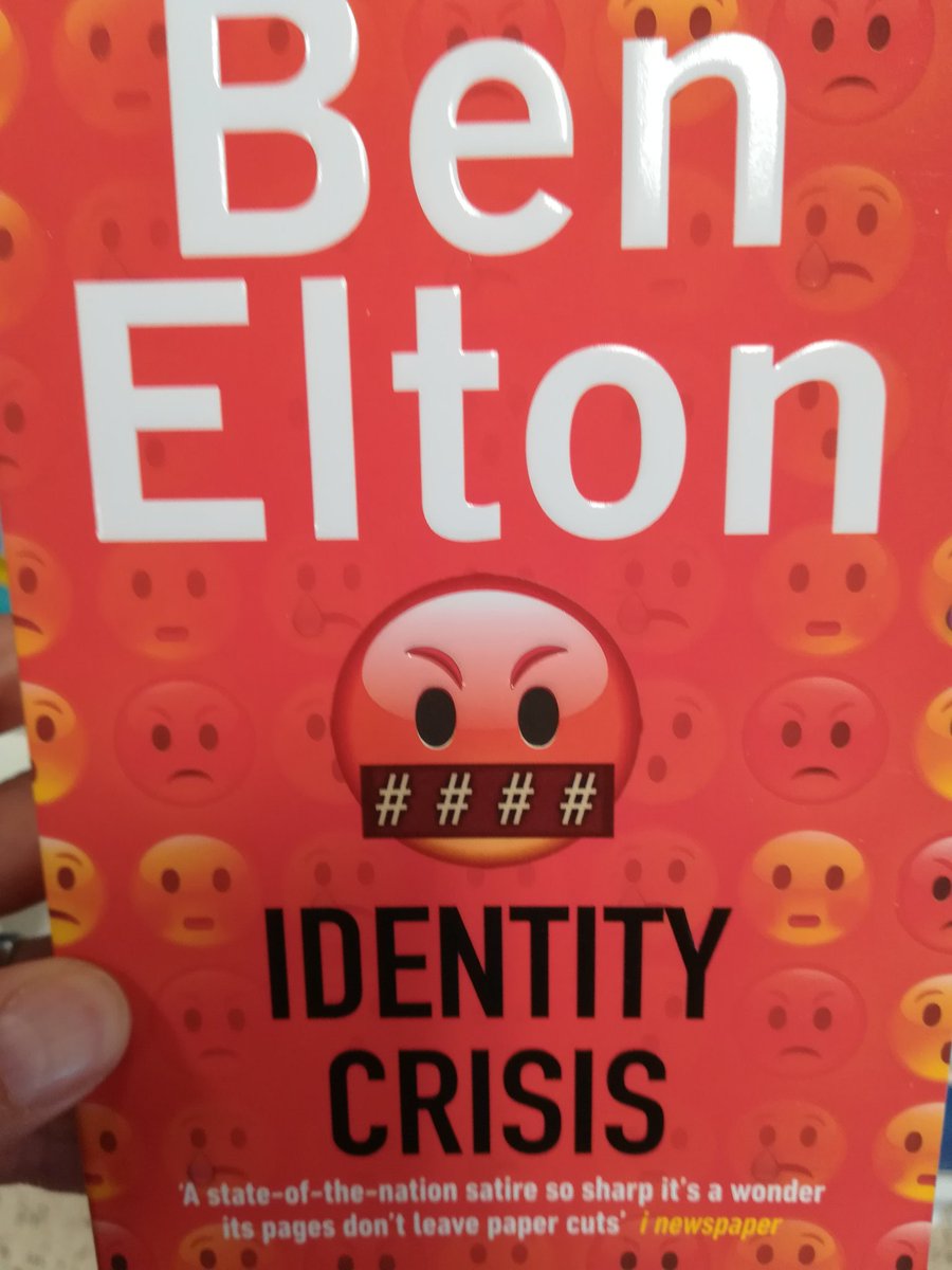 Gavin_Irvine_'s tweet photo. Looking forward to starting this cracker from #BenElton. #IdentityCrisis #FridayReads https://t.co/YNiate3G60