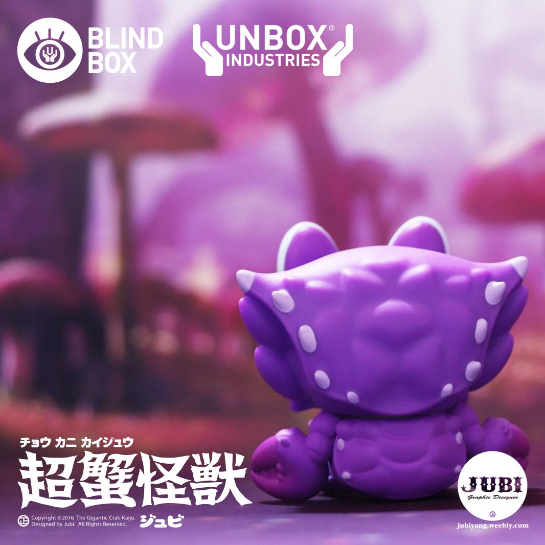 jubiyang's tweet photo. Unbox &amp; Friends Blind Box
Purple Crab Kaiju BTS Ver.

#unboxandfriends #toonatthapong #madebyunbox
@unboxjp

 #UNBOX #JUBI #jubiyang
#超蟹怪獣 #Thegiganticcrabkaiju #toys #sofubi 
 #kaiju #怪獣 #怪獣ソフビ #ソフビ https://t.co/VI50HJ0Cwj