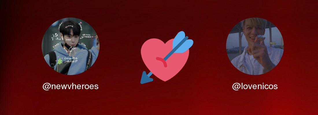 newvheroes's tweet photo. My Secret Admirer on Twitter is: @Iovenicos

Find yours at https://t.co/iRK5MZMTl9

. https://t.co/XMcrhNUV6E