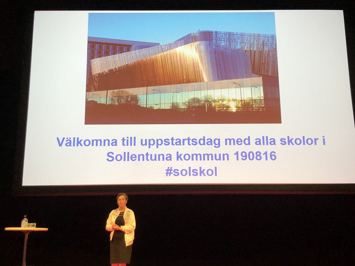 Kickoff för all skolpersonal i Sollentuna Kommun 😊 #solskol #SMKlasser