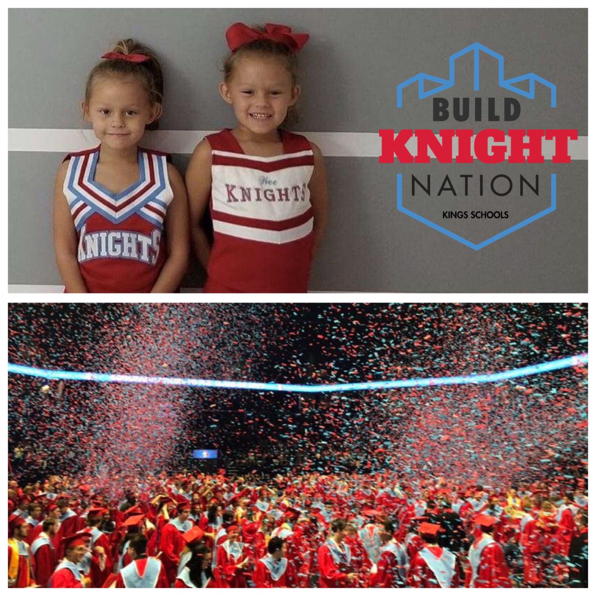 BuildKN's tweet photo. Build Knight Nation welcomes the Kings Class of 2032! 

There are 3️⃣8️⃣3️⃣ kindergarteners (and their families) beginning their educational journey today. The current Kings senior class of 2020 has 3️⃣0️⃣3️⃣ registered seniors. 

Join us! 
Vote FOR Kings
#BuildKnightNation https://t.co/kiD80jPOwp