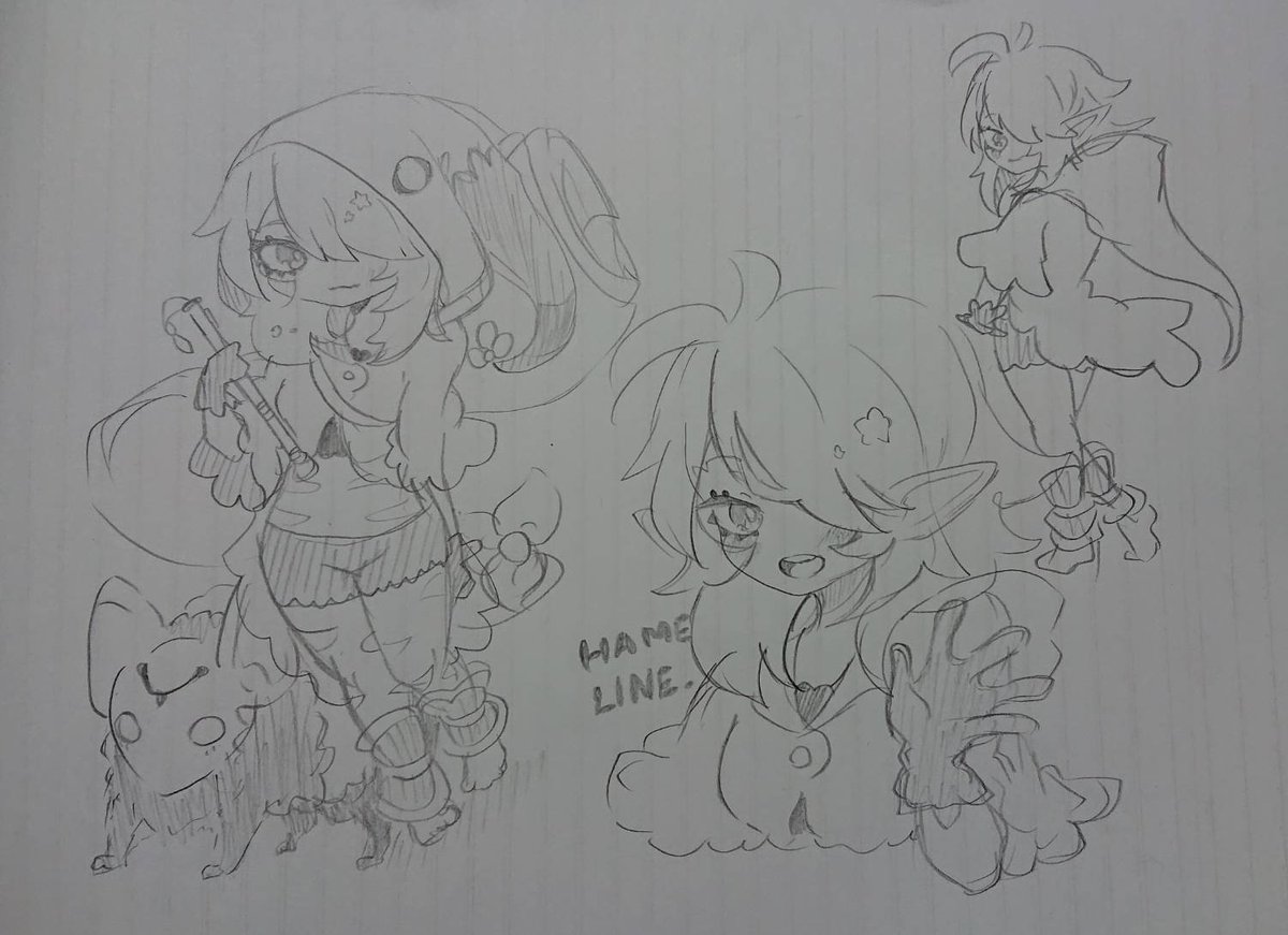 セト Auf Twitter ラディアン ハーメリーヌ イラスト投稿は普通にさせてもらうぜ ハーメリーヌを可愛く描いてみたぜ