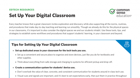 StewartTeachTec's tweet photo. Setting up your digital classroom may not be as exciting as setting up your physical classroom but it can be just as important and can have a big impact on student learning. Set Up Your Digital Classroom for Success https://t.co/frO9qZG2mT via @CommonSenseEd #OCSDigitalLearning https://t.co/VAR3ZYK5Na