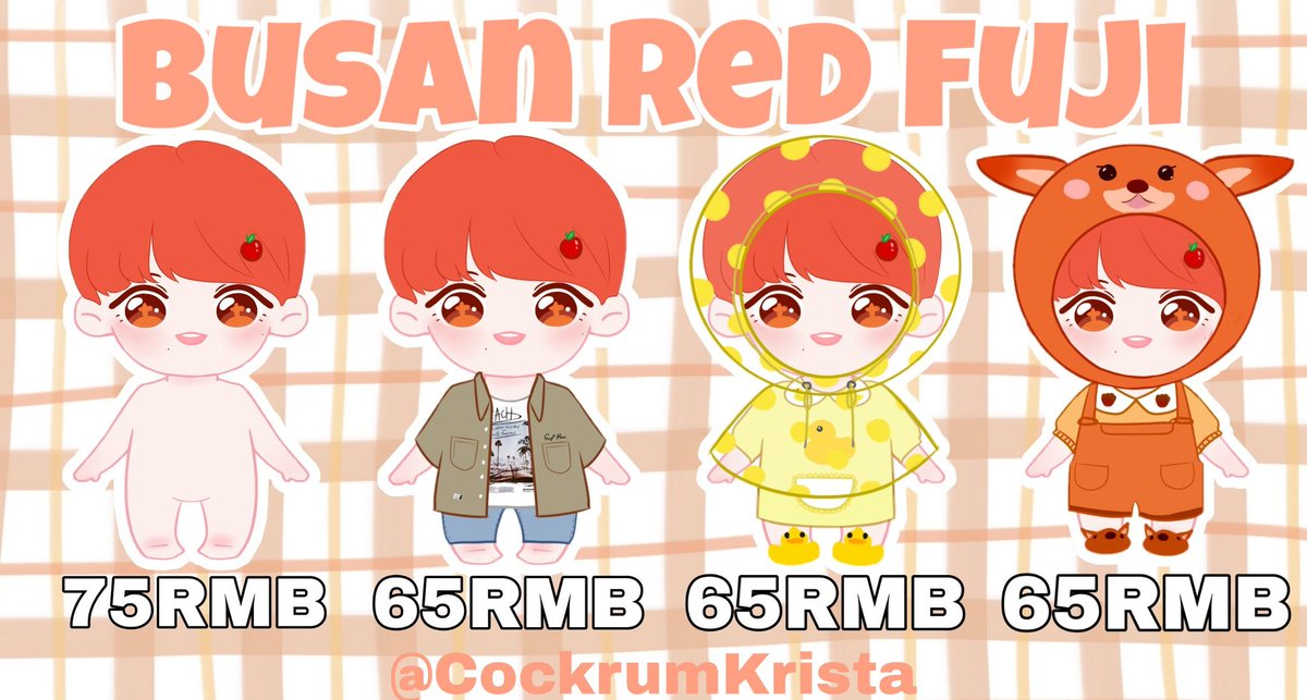 CockrumKrista's tweet photo. 이은상 20cm doll #RT 
📆8/30-9/15
Doll-75RMB
Campick-65RMB
Duck-65RMB
Fox-65RMB
GO💁DM
💁Alipay🙅Paypal and others
#이은상 #X1 #LEEEUNSANG #X1Members https://t.co/3ZMluhiXYh