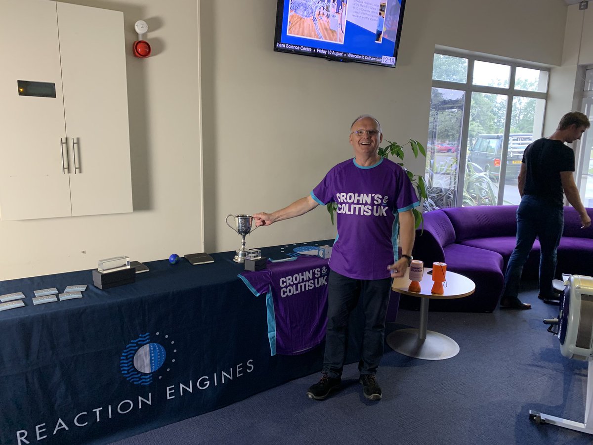 ReactionEngines's tweet photo. We are supporting @CrohnsColitisUK’s Friday Fundraisers with a rowing challenge here at @CulhamSC ! Lots of cool #ReactionEngines prizes to win, so come on down and have a go if you’re here at Culham! 💪💪🚣‍♀️🥇🏆 #StrongerTogether https://t.co/eCKMKd6pLN